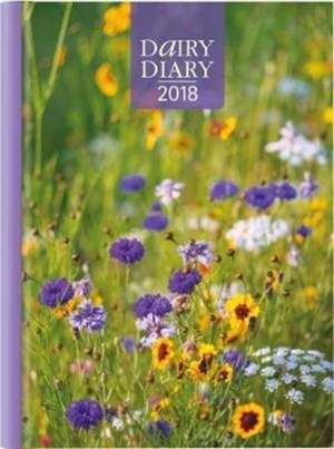 Dairy Diary 2018: A5 Week-to-View Diary with Recipes, Pocket and Stickers de Marion Paull