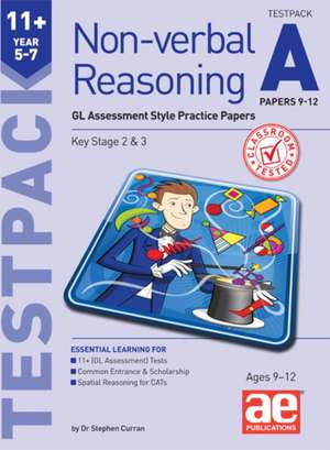 11+ Non-verbal Reasoning Year 5-7 Testpack A Papers 9-12 de Andrea F Richardson