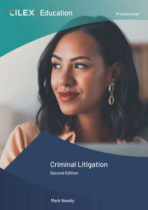 Criminal Litigation de Mark Newby