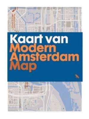 Modern Amsterdam Map de Rixt Woudstra