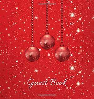 Christmas Party Guest Book (HARDCOVER), Party Guest Book, Birthday Guest Comments Book, House Guest Book, Seasonal Party Guest Book, Special Events & Functions