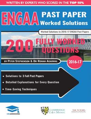 Agarwal, R: ENGAA Past Paper Worked Solutions de Dr Rohan Agarwal