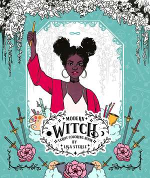 Modern Witch Tarot Coloring Book de Lisa Sterle