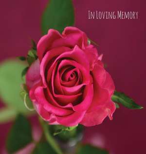 In Loving Memory Funeral Guest Book, Celebration of Life, Wake, Loss, Memorial Service, Funeral Home, Church, Condolence Book, Thoughts and In Memory Guest Book (Hardback) de Lollys Publishing