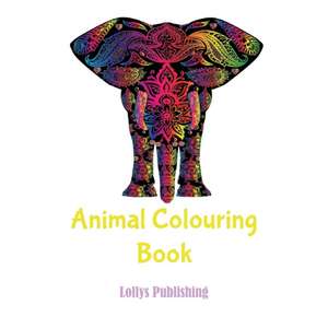 Animal colouring book de Lollys Publishing