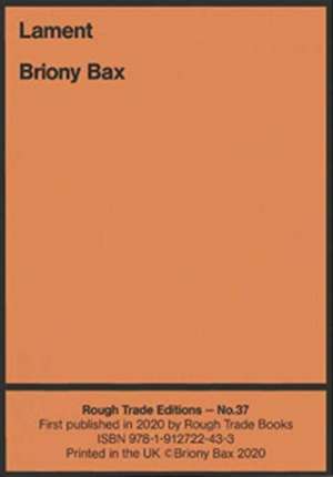 Lament - Briony Bax (RT#37) de BRIONY BAX