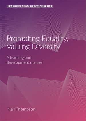 Promoting Equality, Valuing Diversity de Neil Thompson