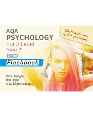 AQA Psychology for A Level Year 2 Flashbook: 2nd Edition de Arwa Mohamedbhai