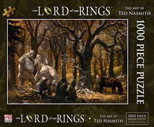 The Lord of the Rings 1000 Piece Jigsaw Puzzle: The Art of Ted Nasmith: Song of the Trollshaws