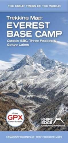 Everest Base Camp Trekking Map de Andrew Mccluggage