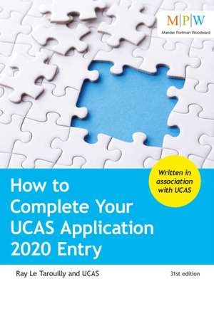 How to Complete Your UCAS Application 2020 Entry de Ray Le Tarouilly