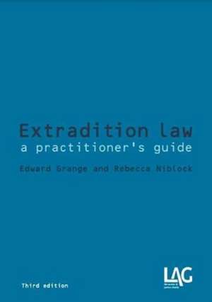 Extradition Law de Edward Grange