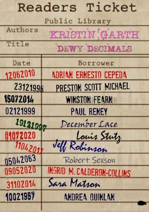 Dewy Decimals de Kristin Garth