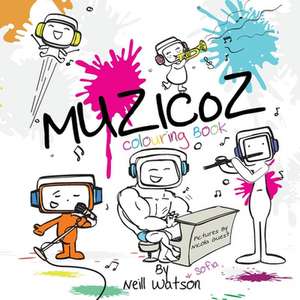 Muzicoz Colouring Book de Neill Watson