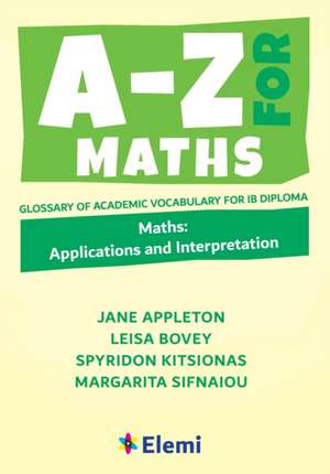 A-Z for Maths de Jane Appleton Et Al