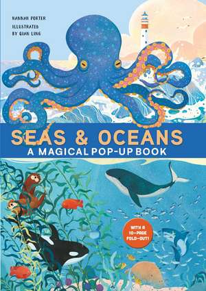 Seas & Oceans: A Magical Pop-Up Book de Qian Ling