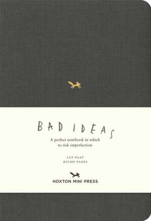 A Notebook for Bad Ideas (Medium / Dark Grey / Lined) de Hoxton Mini Press