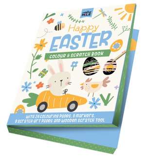 Happy Easter Colour & Scratch Book de Five Mile