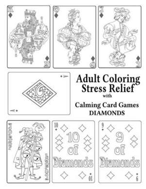 Adult Coloring Stress Relief with Calming Card Games