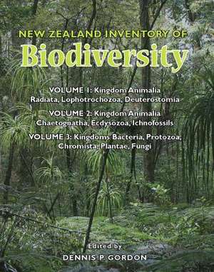 New Zealand Inventory of Biodiverisity: Volumes 1-3 de Dennis P. Gordon