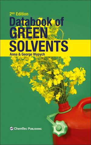 Databook of Green Solvents de George Wypych