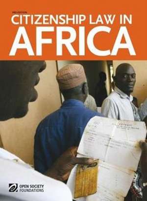 Citizenship Law in Africa de Bronwen Manby