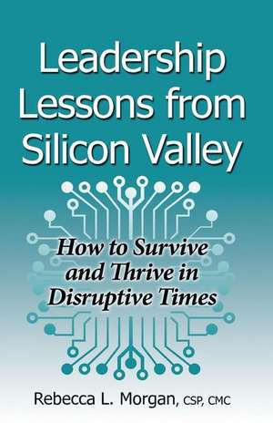 Leadership Lessons from Silicon Valley de Rebecca L Morgan