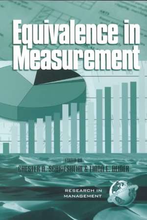 Equivalence in Measurement (PB) de Chester Schriesheim