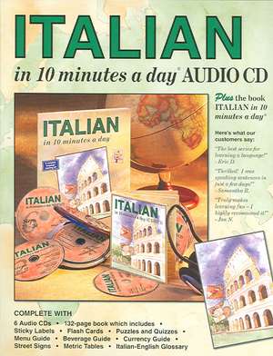 ITALIAN in 10 minutes a day BOOK + AUDIO de Kristine K Kershul