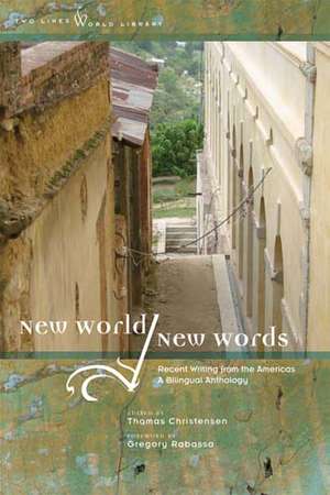 New World/New Words: Recent Writing from the Americas, a Bilingual Anthology de Gregory Rabassa