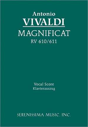 Magnificat, RV 610/611 - Vocal Score: Christ Lag in Todesbanden, Bwv 4 - Vocal Score de Antonio Vivaldi