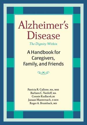 Alzheimer's Disease de Patricia R. MA MRE Callone