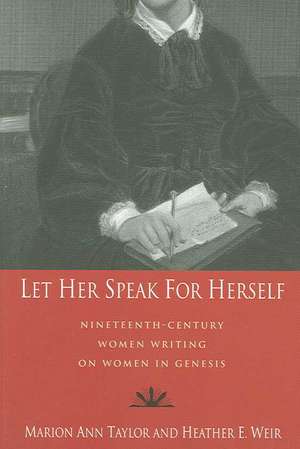 Let Her Speak for Herself de Marion Ann Taylor