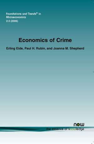 Economics of Crime de Erling Eide