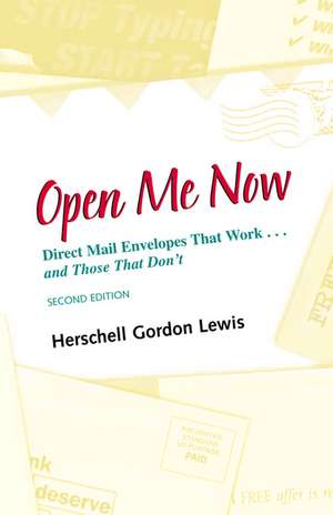 Open Me Now de Herschell Gordon Lewis