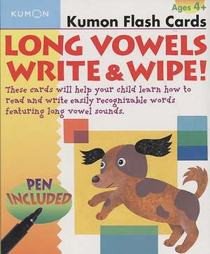 Long Vowels Write & Wipe de Kumon