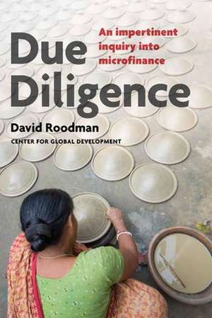 Due Diligence: An Impertinent Inquiry into Microfinance de David Roodman