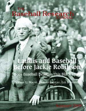 The Baseball Research Journal (BRJ), Volume 38 #1 de Society for American Baseball Research (SABR)