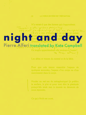 Night and Day de Pierre Alferi