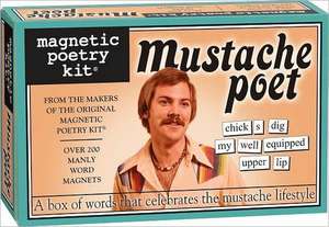 Mustache Poet Magnets de Magnetic Poetry