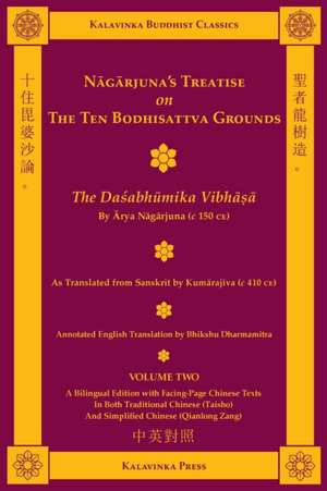 Nagarjuna's Treatise on the Ten Bodhisattva Grounds (Bilingual) - Volume Two de Nagarjuna