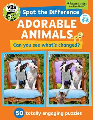 Spot the Differences: Adorable Animals: 50 Picture Puzzles, Thousands of Challenges de Georgia Rucker