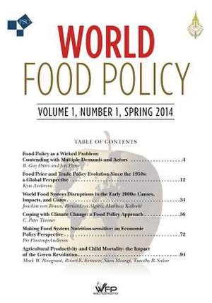 World Food Policy de Kraisoraphong, Keokam