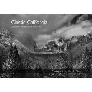 Classic California in Black and White Postcard Book de Harold Davis