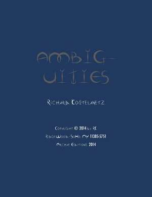 Ambiguities de Richard Kostelanetz