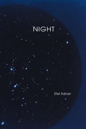 Night de Etel Adnan