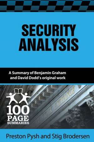 Security Analysis de Preston Pysh