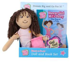 Dancer Girl M. C.'s Story: One Step at a Time: Read & Play Doll and Book Set de Kara Douglass Thom