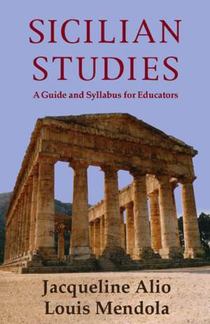 Sicilian Studies de Jacqueline Alio