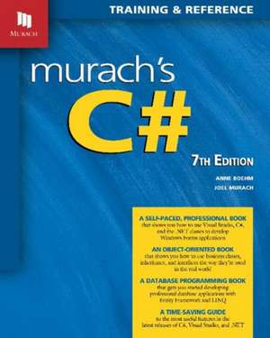 Murach's C# de Anne Boehm